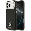 Dėklas Guess Grained Strass Logo MagSafe skirtas Apple iPhone 17 Pro Max juodos spalvos