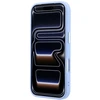 Dėklas Guess Grained Triangle Logo MagSafe do iPhone 18 Pro Max / 17 Pro Max mėlyna