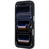 Dėklas Guess Grained Triangle Logo MagSafe do iPhone 18 Pro Max / 17 Pro Max juoda
