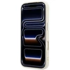 Dėklas Guess Grained Triangle Logo MagSafe, skirtas iPhone 18 Pro / 17 Pro, smėlio spalvos