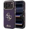 Dėklas Guess IML 4G Script Metal case for iPhone 17 Pro / 18 Pro - burgundy