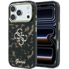 Dėklas Guess IML 4G Script Metal Case for iPhone 17 Pro Max / 18 Pro Max - Juodas and Brown