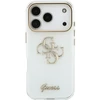 Dėklas Guess IML 4G Script Metal do iPhone 18 Pro Max / 17 Pro Max balta