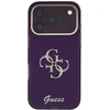 Dėklas Guess IML 4G Script Metal case for iPhone 17 Pro / 18 Pro - burgundy