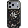 Dėklas Guess IML 4G Script Metal Case for iPhone 17 Pro Max / 18 Pro Max - Juodas and Brown