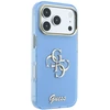 Dėklas Guess IML 4G Script Metal do iPhone 18 Pro / 17 Pro šviesiai mėlyna