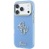 Dėklas Guess IML 4G Script Metal do iPhone 18 Pro / 17 Pro šviesiai mėlyna
