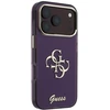Dėklas Guess IML 4G Script Metal case for iPhone 17 Pro / 18 Pro - burgundy