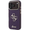 Dėklas Guess IML 4G Script Metal case for iPhone 17 Pro / 18 Pro - burgundy