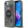 Guess IML Flowers MagSafe iPhone 16e Dėklas - Juodas