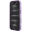 Dėklas Guess IML Flowers Pearl Strap MagSafe skirtas iPhone 18 Pro Max / 17 Pro Max, violetinis