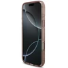 Dėklas Guess IML Flowers Pearl Strap MagSafe do iPhone 18 Pro / 17 Pro rožinė