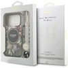 Guess IML Flowers Strap MagSafe dėklas skirtas Apple iPhone 17 Pro juodos spalvos