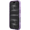 Dėklas Guess IML Flowers Pearl Strap MagSafe skirtas iPhone 18 Pro / 17 Pro violetinis