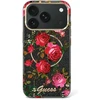 Dėklas Guess IML Glitter Blossom Roses Case for iPhone 17 Pro / 18 Pro - Juodas