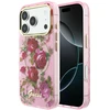 Dėklas Guess IML Glitter Blossom Roses do iPhone 18 Pro / 17 Pro rožinė