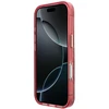 Dėklas Guess IML Glitter Blossom Roses do iPhone 18 Pro Max / 17 Pro Max bordo spalvos
