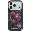 Dėklas Guess IML Glitter Blossom Roses MagSafe skirtas iPhone 18 Pro Max / 17 Pro Max juodas