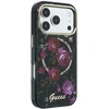 Dėklas Guess IML Glitter Blossom Roses MagSafe skirtas iPhone 18 Pro Max / 17 Pro Max juodas