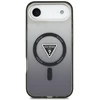 GUESS dėklas, skirtas IPHONE 17 Air, suderinamas su MagSafe GUHMP17MHGTMLCGK (IML gradientas su trikampio logotipu), juodas