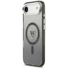 GUESS dėklas, skirtas IPHONE 17 Air, suderinamas su MagSafe GUHMP17MHGTMLCGK (IML gradientas su trikampio logotipu), juodas