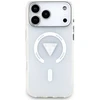 Dėklas Guess IML Gradient Triangle Logo MagSafe do iPhone 18 Pro Max / 17 Pro Max permatomas