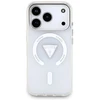 Dėklas Guess IML Gradient Triangle Logo MagSafe do iPhone 17 Pro permatomas