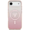 Dėklas Guess IML Gradient Triangle Logo MagSafe do iPhone Air rožinė