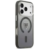 GUESS dėklas, skirtas IPHONE 17 Pro, suderinamas su MagSafe GUHMP17LHGTMLCGK (IML gradientas su trikampio logotipu), juodas