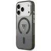 Dėklas Guess IML Gradient Triangle Logo MagSafe do iPhone 18 Pro Max / 17 Pro Max juoda