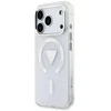 Dėklas Guess IML Gradient Triangle Logo MagSafe do iPhone 17 Pro permatomas