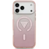 Dėklas Guess IML Gradient Triangle Logo MagSafe do iPhone 17 Pro Max rožinė