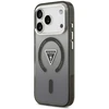 GUESS dėklas, skirtas IPHONE 17 Pro Max, suderinamas su MagSafe GUHMP17XHGTMLCGK (IML gradientas su trikampio logotipu), juodas