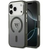 GUESS dėklas, skirtas IPHONE 17 Pro, suderinamas su MagSafe GUHMP17LHGTMLCGK (IML gradientas su trikampio logotipu), juodas