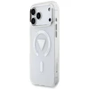 Dėklas Guess IML Gradient Triangle Logo MagSafe do iPhone 17 Pro Max permatomas