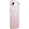 Dėklas Guess IML Gradient Triangle Logo MagSafe do iPhone Air rožinė