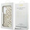 Guess IML leopardo rašto trikampis „MagSafe“ dėklas, skirtas „Samsung Galaxy S26“, rudas