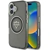Guess IML Metal Mountain Logo MagSafe Apple iPhone 16 dėklas telefonui juodos spalvos