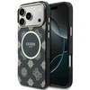 Dėklas Guess IML Peony Dot MagSafe Case for iPhone 17 Pro Max - Juodas