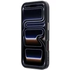 Guess IML Ring Stand 360 Script Metal Logo MagSafe dėklas, skirtas iPhone 18 Pro Max / 17 Pro Max, bordo spalvos