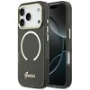 Dėklas Guess IML Script Metal MagSafe Case for iPhone 17 Pro - Juodas