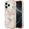 Guess Jungle Tonal Triangle MagSafe dėklas skirtas Apple iPhone 17 Pro Max rožinės spalvos