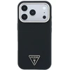 Dėklas Guess Kevlar Triangle Logo MagSafe do iPhone 18 Pro / 17 Pro juoda