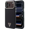 Dėklas Guess Kevlar Triangle Logo MagSafe do iPhone 18 Pro / 17 Pro bordo spalvos