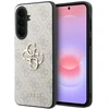 Guess PU 4G Metal Logo dėklas skirtas Samsung Galaxy A37 rožinės spalvos