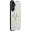 Dėklas Guess Leather 4G Metal Logo do Samsung Galaxy S26 FE rožinė