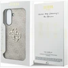 Guess PU 4G Metal Logo dėklas skirtas Samsung Galaxy A37 rožinės spalvos