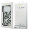 GUESS dėklas, skirtas IPHONE 17 Pro Max, suderinamas su MagSafe GUHMP17XHLEGTGLK (PC TPU su leopardo rašto blizgučiais), juodas