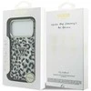 GUESS dėklas, skirtas IPHONE 17 Pro, suderinamas su MagSafe GUHMP17LHLEGTGLK (PC TPU su leopardo rašto blizgučiais), juodas