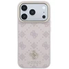 Dėklas Guess Peony 4G Small Logo MagSafe iPhone 18 Pro Max / 17 Pro Max rausvas